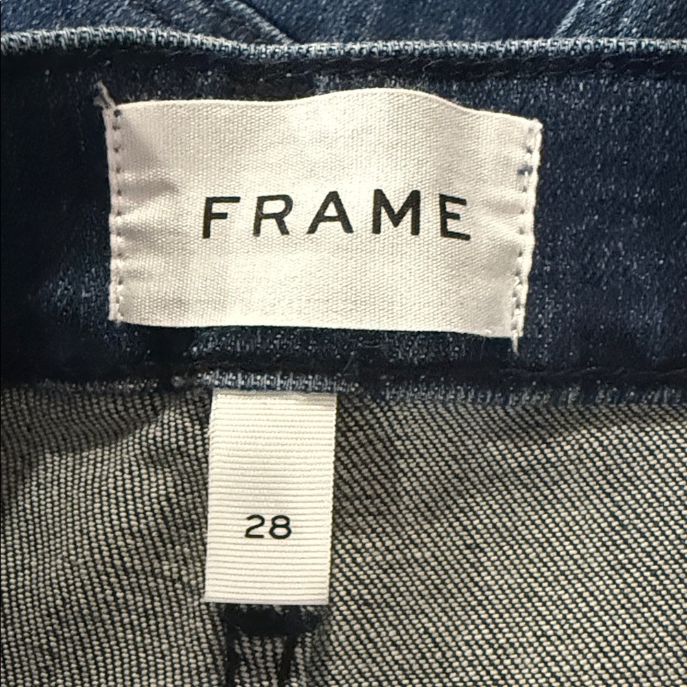 Frame Le Crop Mini Crop Mini Boot  Denim Jeans - Picture 10 of 12